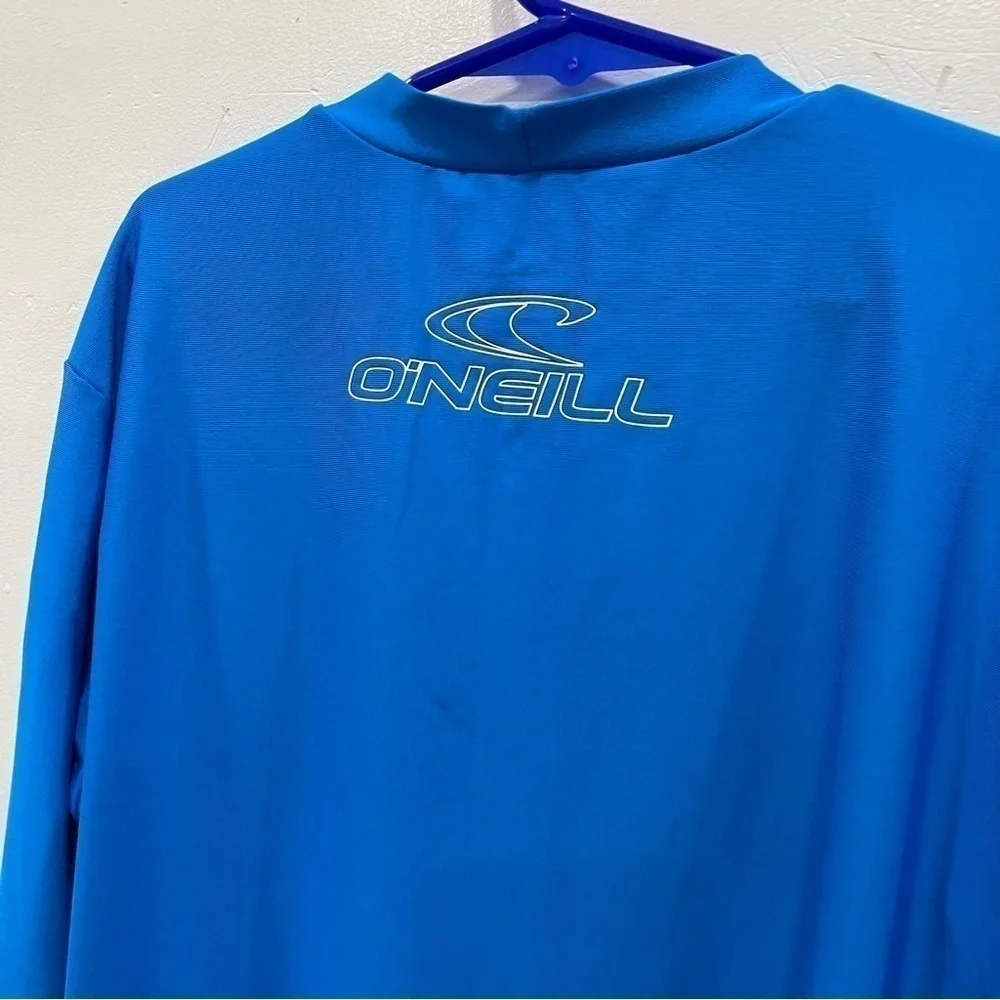 O’Neill Youth Basic Skins 50+ Long Sleeve Sun Shirt Blue Size 12 Rashguard